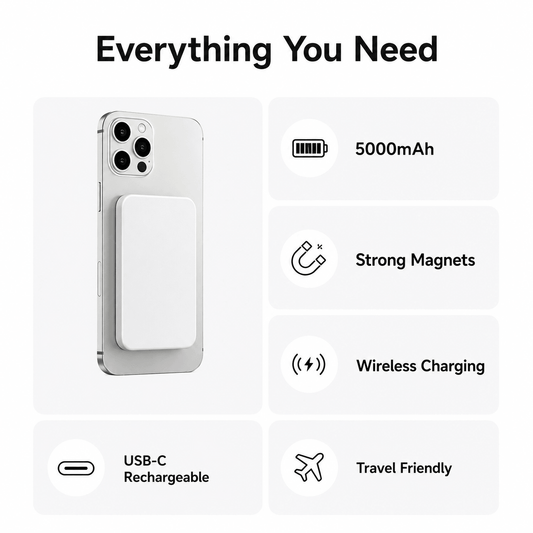 5000mAh MagSafe Battery Pack Specifications and Features