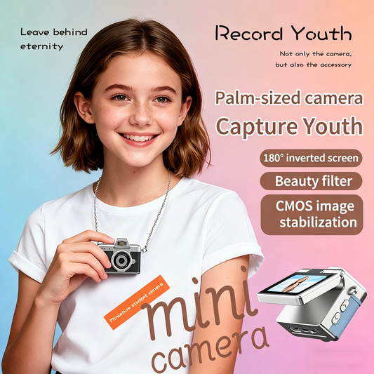 Mini Retro Keychain Digital Camera | 1080P HD Y2K Vintage Aesthetic Camcorder | Tiny Portable Photography Gear for Parties & Travel