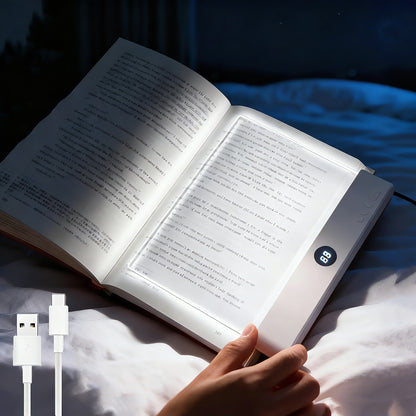 Rechargeable LED Book Light for Reading in Bed | Blue Light Blocking Amber Glow & 3 Brightness Modes | Perfect Gift for Book Lovers