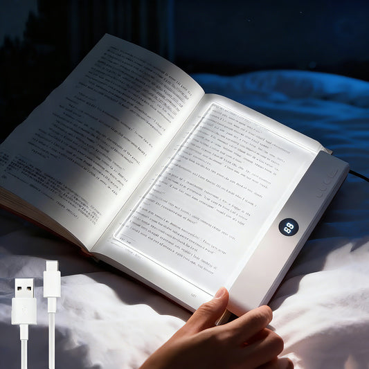 Rechargeable LED Book Light for Reading in Bed | Blue Light Blocking Amber Glow & 3 Brightness Modes | Perfect Gift for Book Lovers
