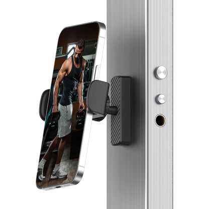 Magnetic Phone Mount for Gym | 360° Adjustable Strong Magnet Holder for iPhone & Android