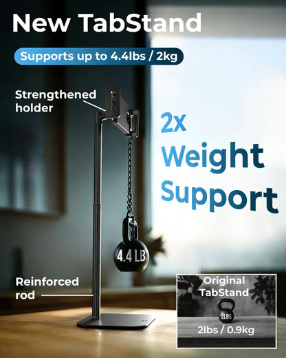Universal Height Adjustable Tablet Stand | 360° Rotating Metal Desktop Holder for iPad Pro, Air, Mini & Surface (4.7" - 13")