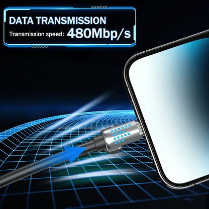 240W 4-in-1 Universal Fast Charging Cable | PD 3.1 USB-C Multi-Device Power Cord for iPhone 16/15, MacBook & iPad