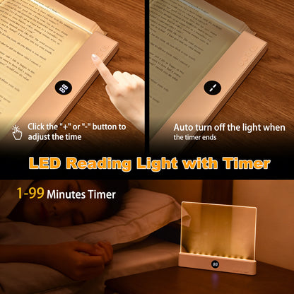 Rechargeable LED Book Light for Reading in Bed | Blue Light Blocking Amber Glow & 3 Brightness Modes | Perfect Gift for Book Lovers
