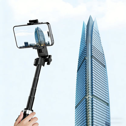 4-in-1 Magnetic Selfie Stick Tripod with Bluetooth Remote | Foldable MagSafe Compatible Phone Stand for iPhone 16/15 & Android