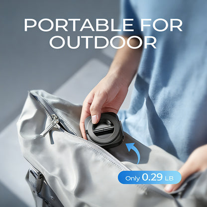 Magnetic Airplane Phone Mount | Foldable Aluminum MagSafe Travel Stand | Hands-Free Flight Essential for iPhone 16/15 & Android