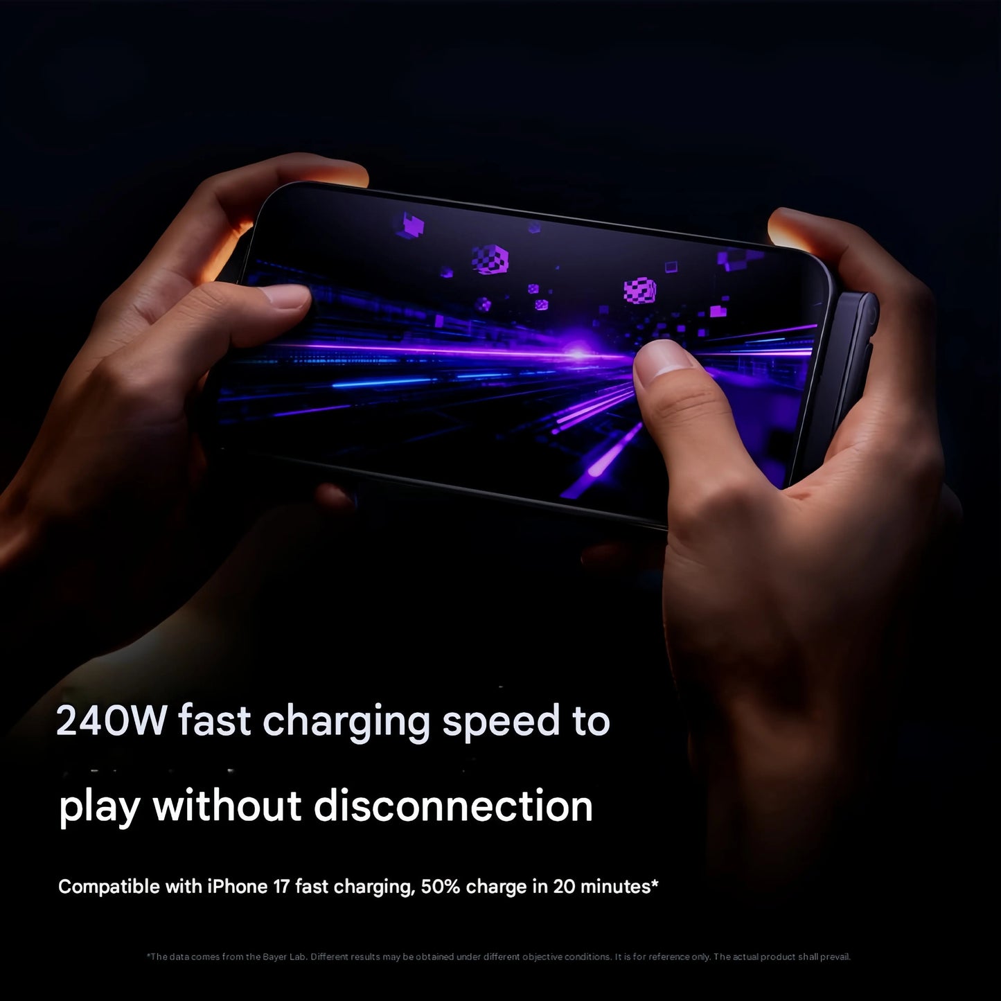 240W USB-C Fast Charging Cable with Built-in Foldable Stand | Universal High-Speed Power Cord for iPhone & Android