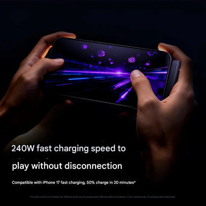 240W USB-C Fast Charging Cable with Built-in Foldable Stand | Universal High-Speed Power Cord for iPhone & Android