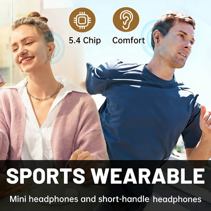 Invisible Sleep Wireless Earbuds with Mic | Ultra-Small Bluetooth Headphones for Side Sleepers & Deep Rest