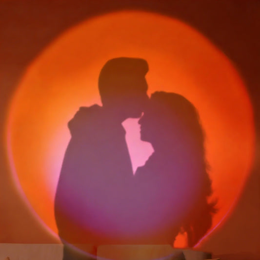 16-Color RGB Sunset Lamp Projector | Adjustable Mood Light with Remote Control for Bedroom Decor & Photography