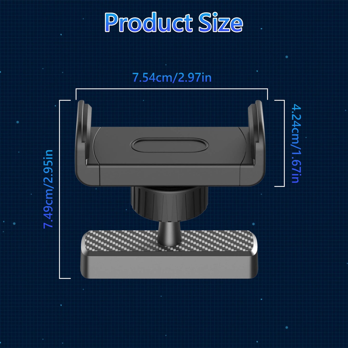 Magnetic Phone Mount for Gym | 360° Adjustable Strong Magnet Holder for iPhone & Android