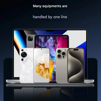 240W USB-C Fast Charging Cable with Built-in Foldable Stand | Universal High-Speed Power Cord for iPhone & Android