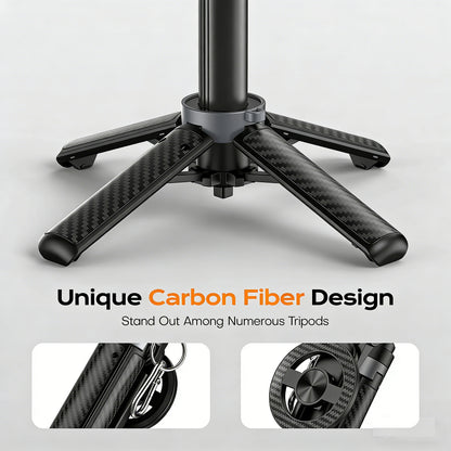 4-in-1 Magnetic Selfie Stick Tripod with Remote | 360° Rotation MagSafe Compatible Phone Stand