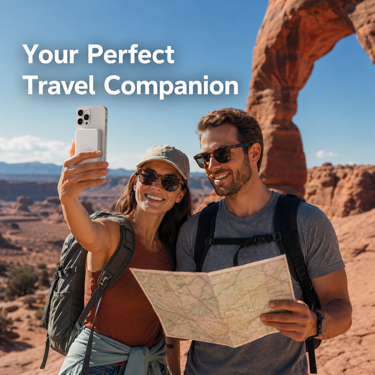 Travel Essential MagSafe Power Bank for iPhone Users