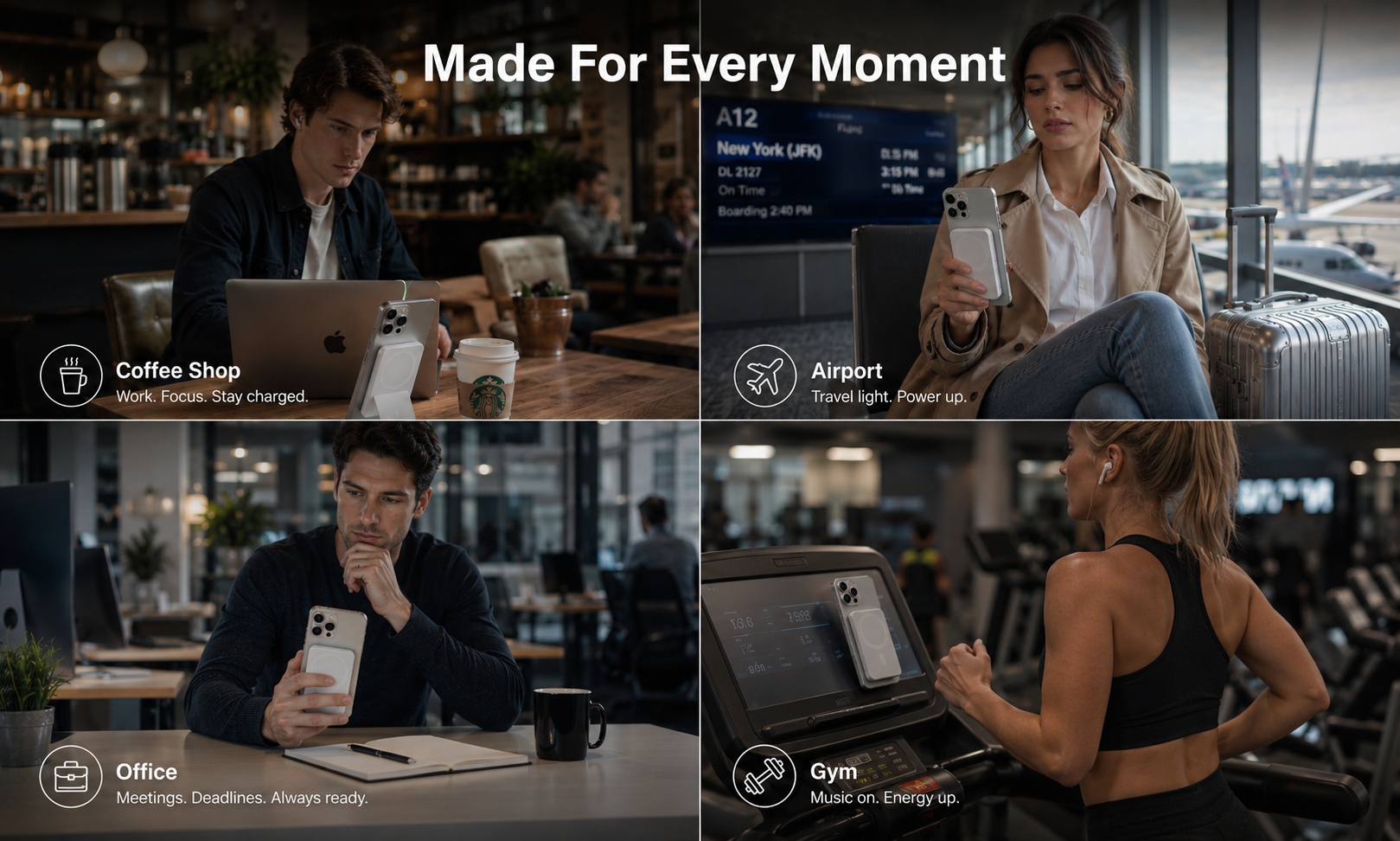 MagSafe Power Bank for Remote Work and Coffee Shop Productivity