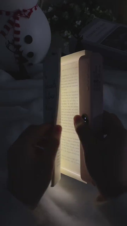 Rechargeable LED Book Light for Reading in Bed | Blue Light Blocking Amber Glow & 3 Brightness Modes | Perfect Gift for Book Lovers