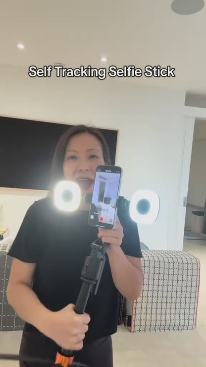 AI Auto-Tracking Selfie Stick Tripod | 360° Face Tracking Phone Stand for Vlogging, Live Streaming & Content Creation