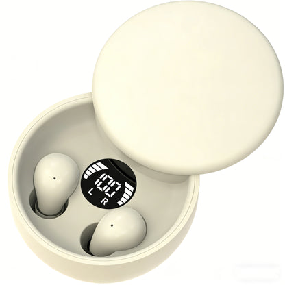 Mini Invisible Bluetooth 5.4 Wireless Earbuds | Smallest In-Ear Sleep Headphones for Side Sleepers & Daily Use