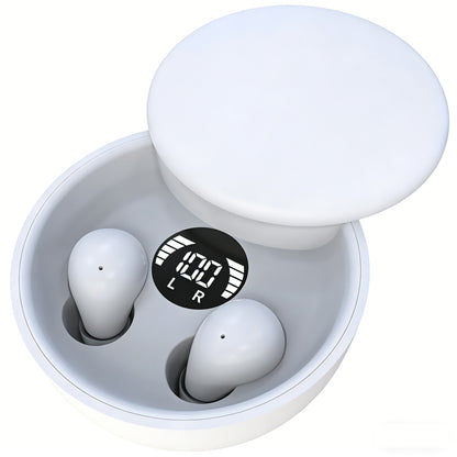 Mini Invisible Bluetooth 5.4 Wireless Earbuds | Smallest In-Ear Sleep Headphones for Side Sleepers & Daily Use
